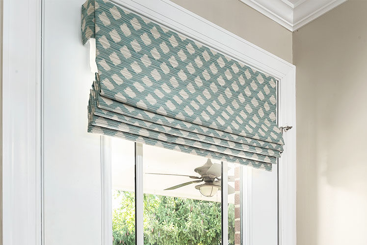 Roman Shades for Doors